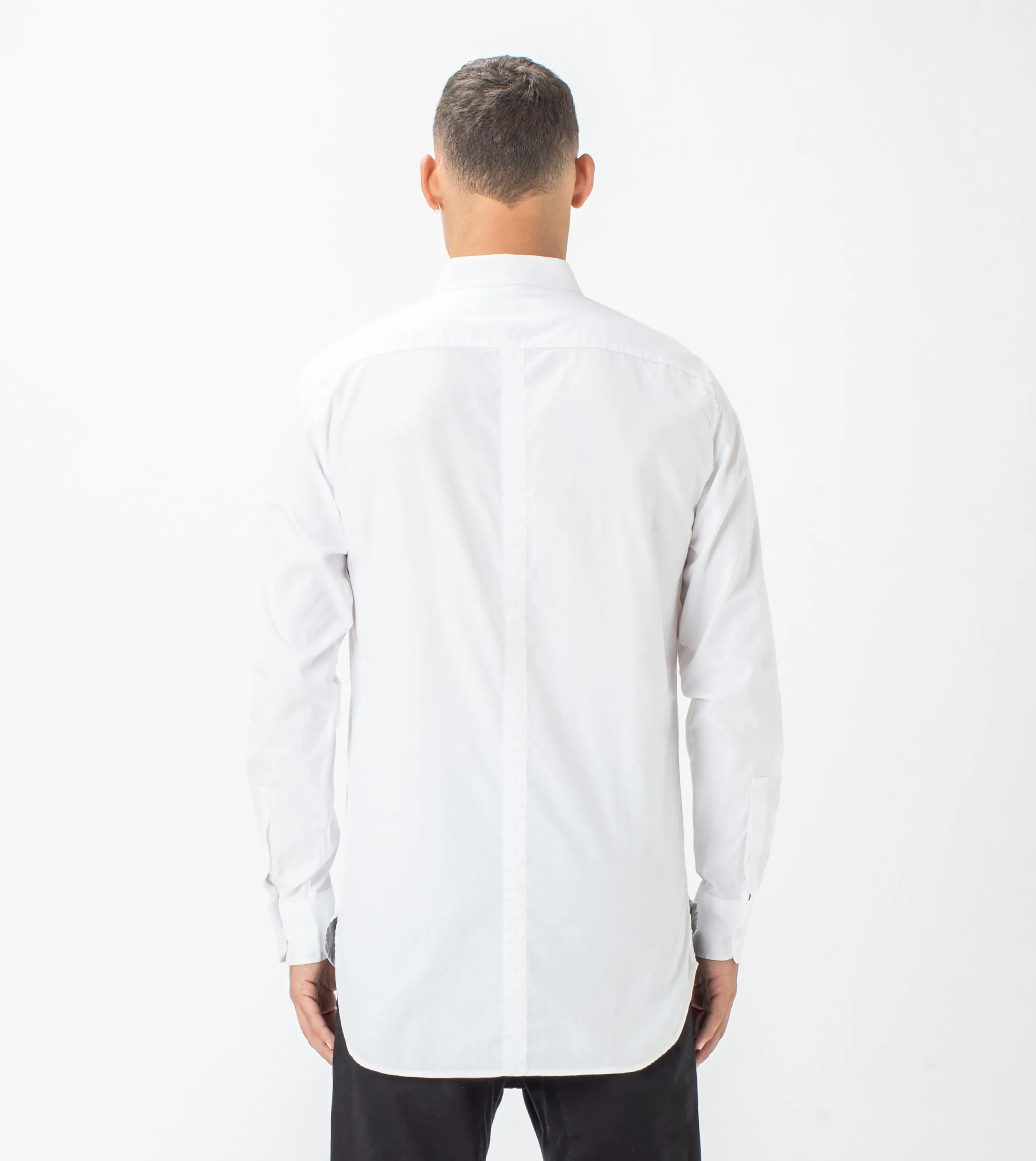 7 Foot LS Oxford Shirt White