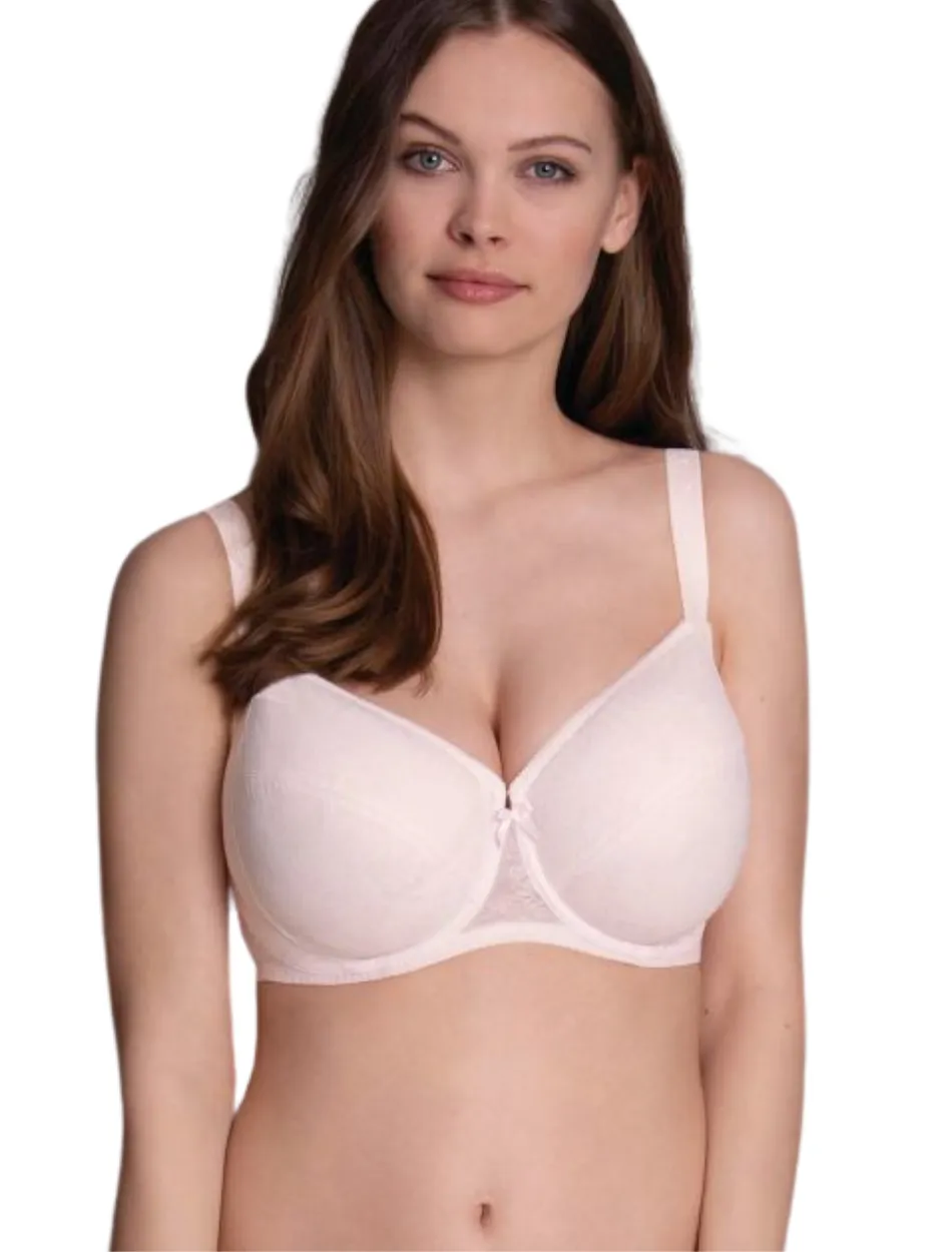 Anita Rosa Faia Fleur Underwire Side Support Bra, Blush Pink