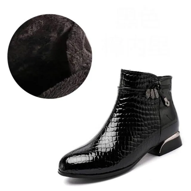 Ankle Boots Genuine Leather