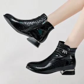 Ankle Boots Genuine Leather