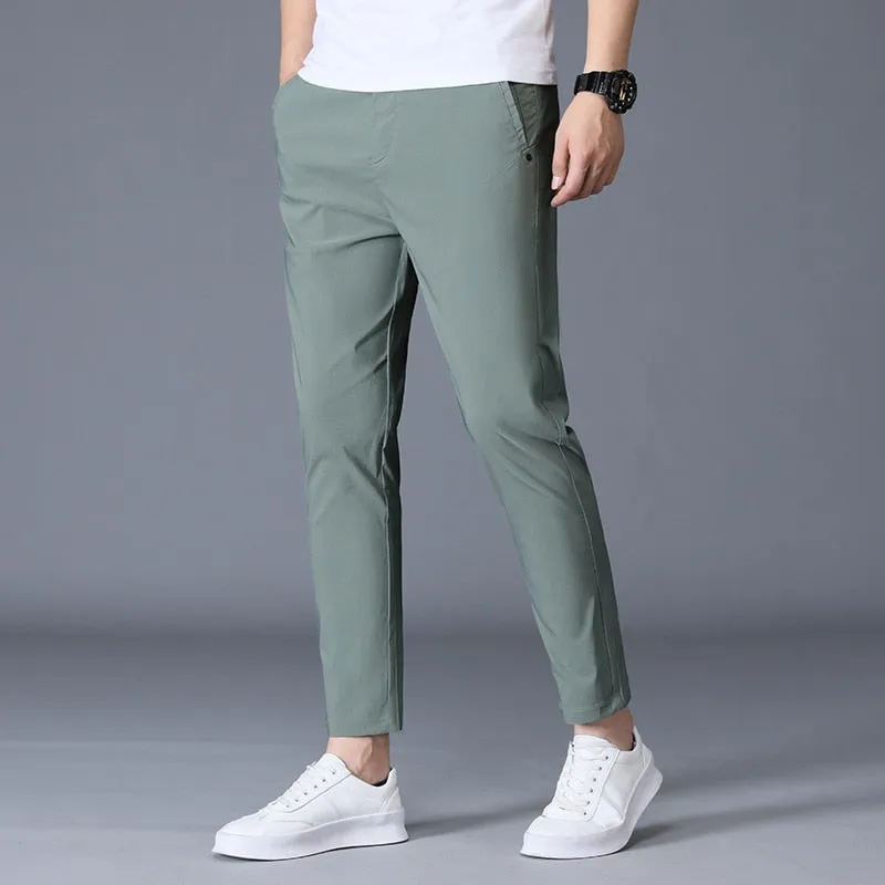 Ankle Length Casual Suit Pants