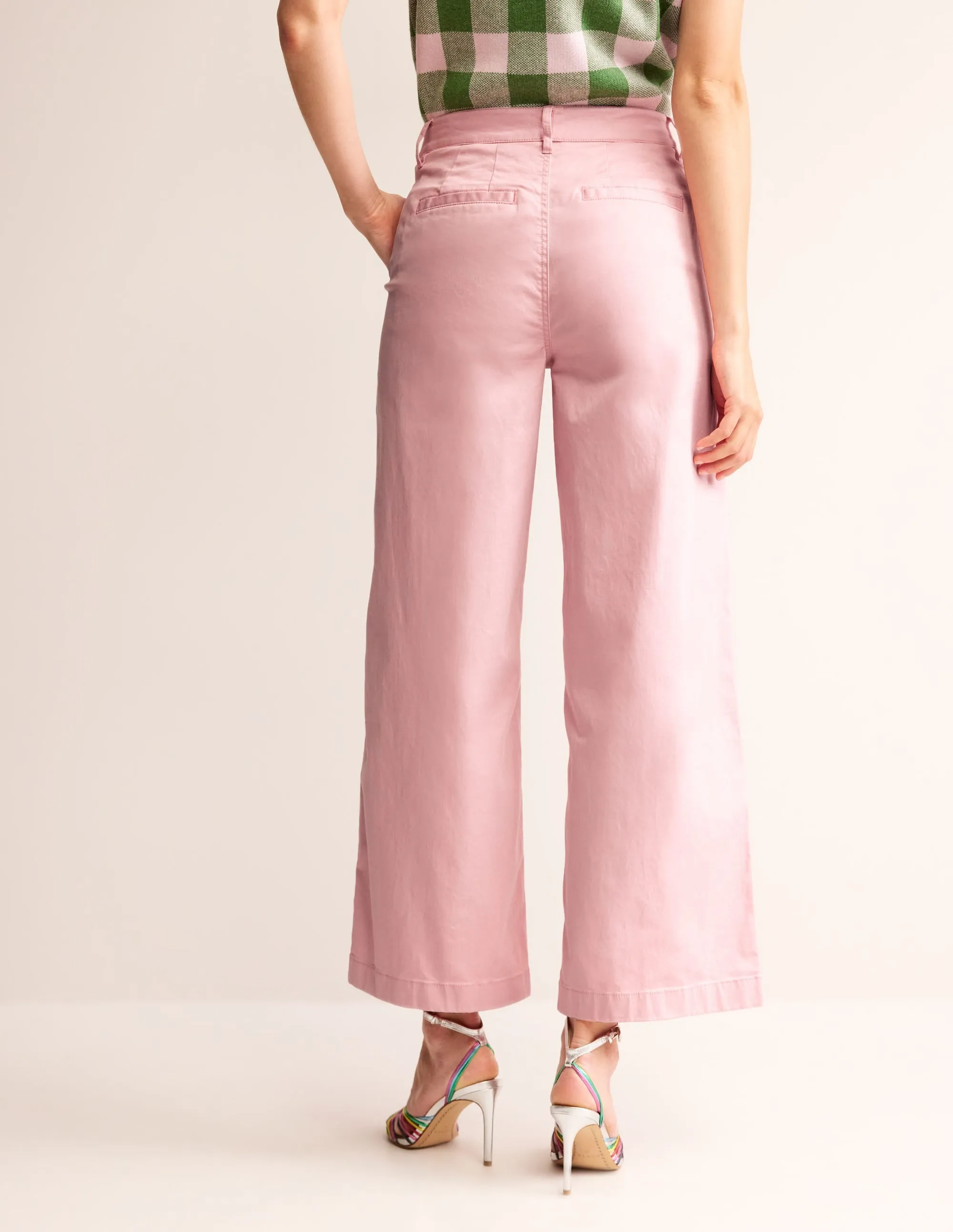 BARNSBURY WIDE LEG CHINO-Blush