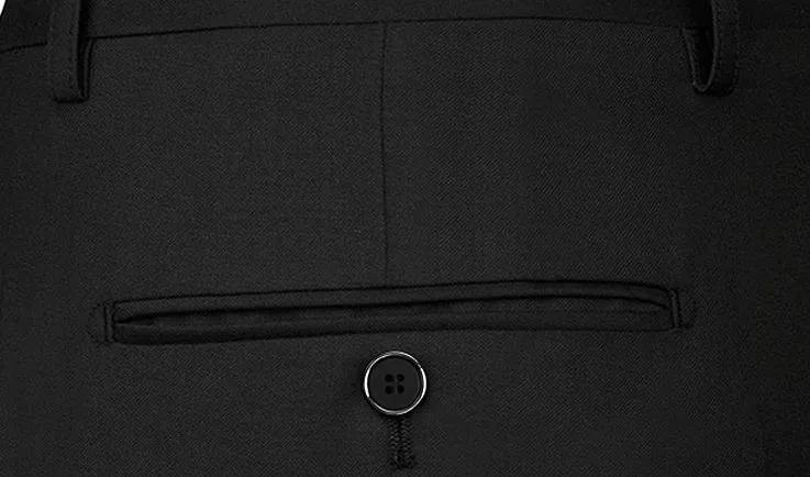 Black Single Button Suit