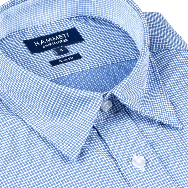 Blue Oval Design Men's Shirt