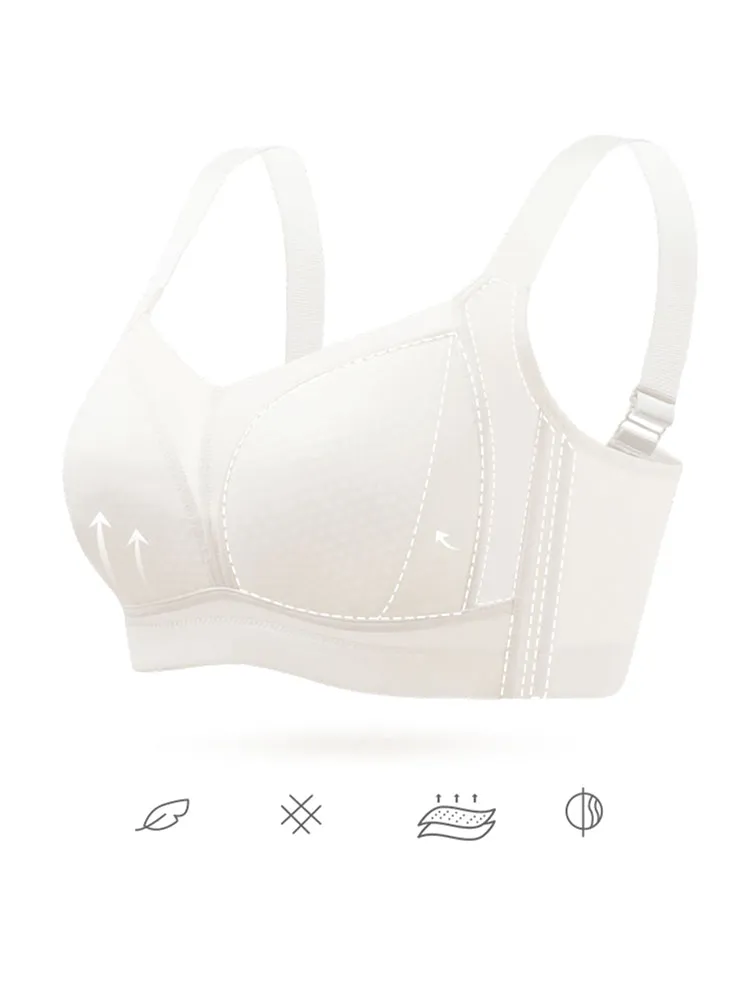 Breathable Full Coverage Minimizer Wireless Bra