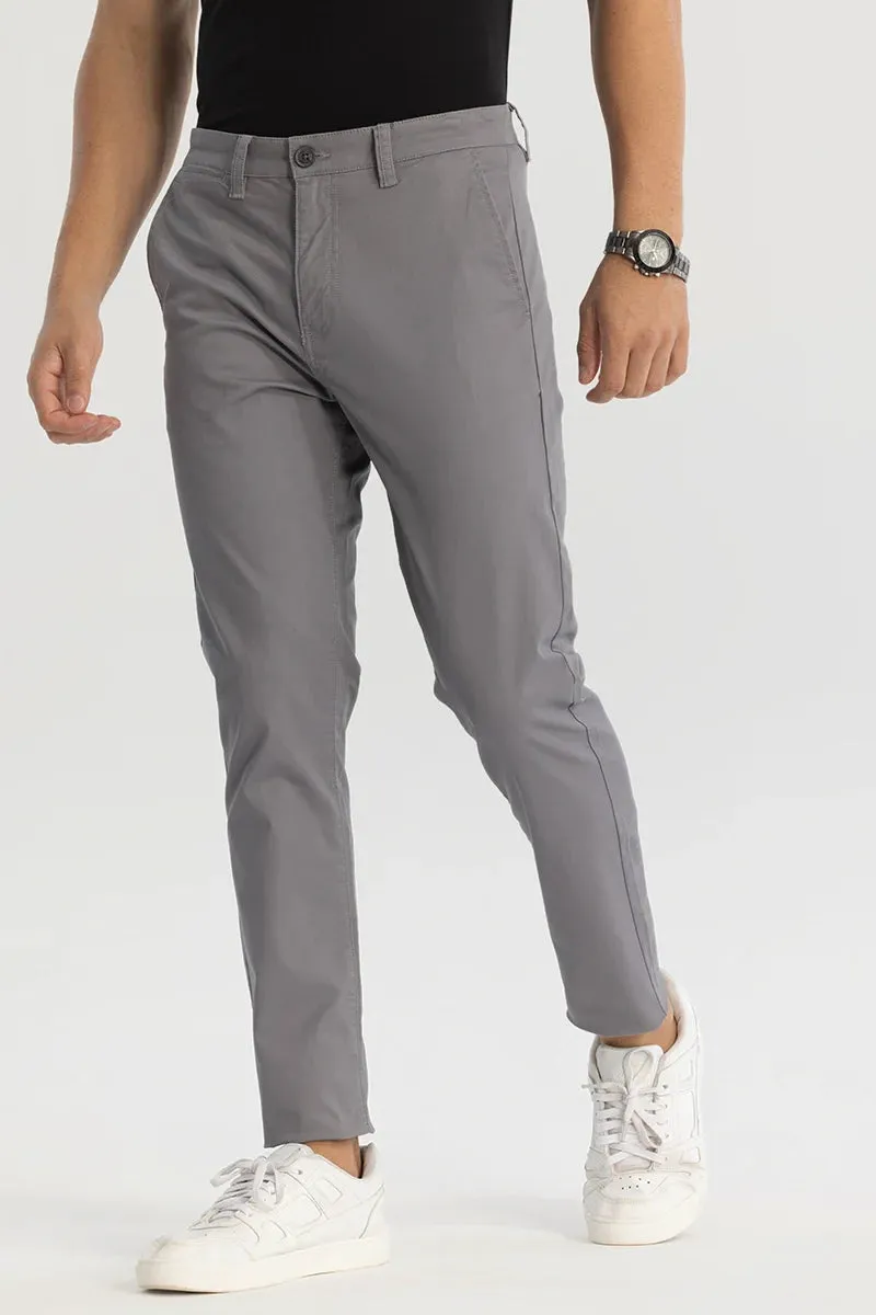 Charcoal Grey Slim Fit Chinos