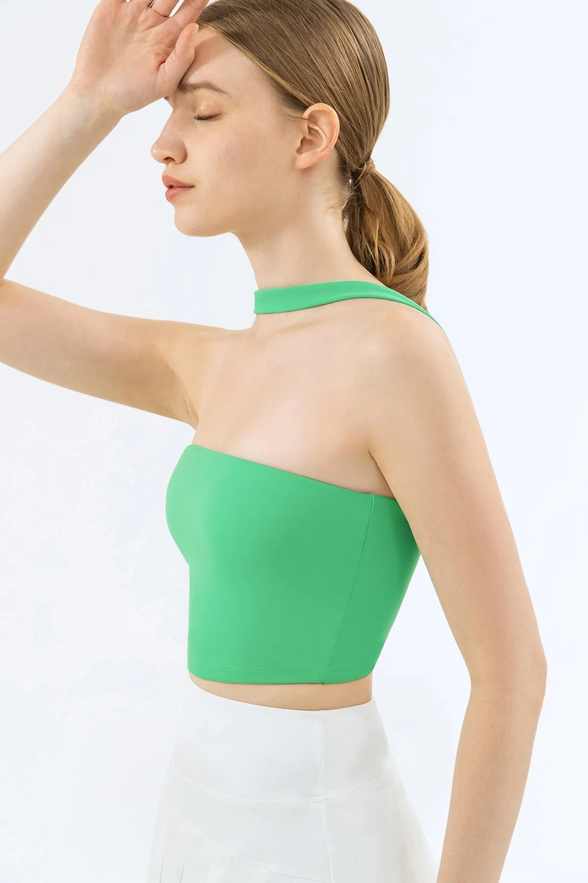 Choker Tube Cami Sports Bra