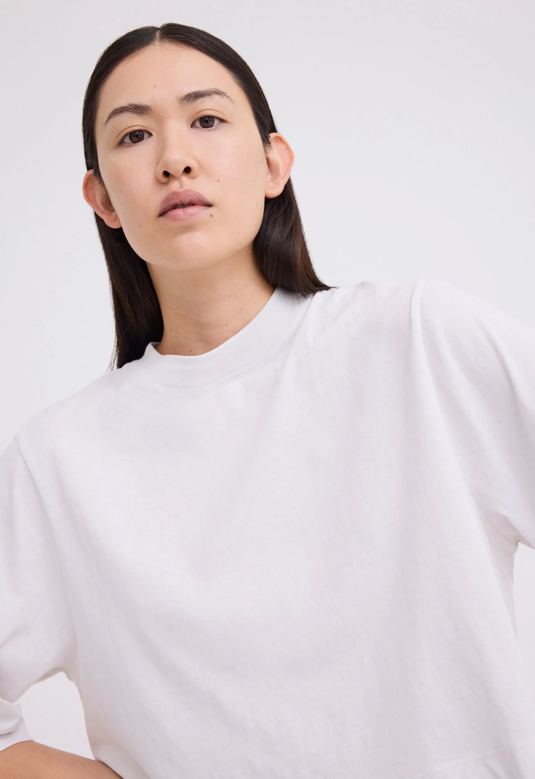 Dever Organic Cotton Tee - Ghost White