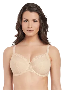 Fantasie Fusion Full Cup Underwire Side Support Bra, Sand | Fusion Bra In Sand