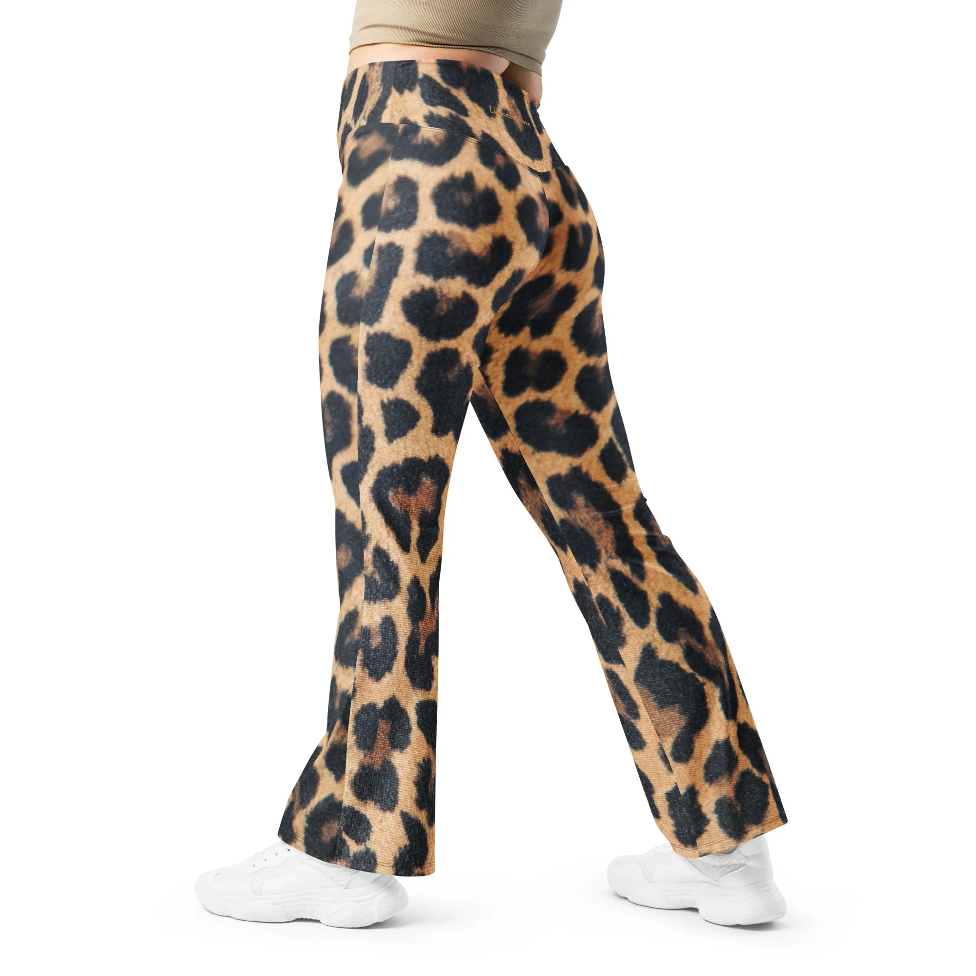 Flare Leggings Leopard Print, lioness-love