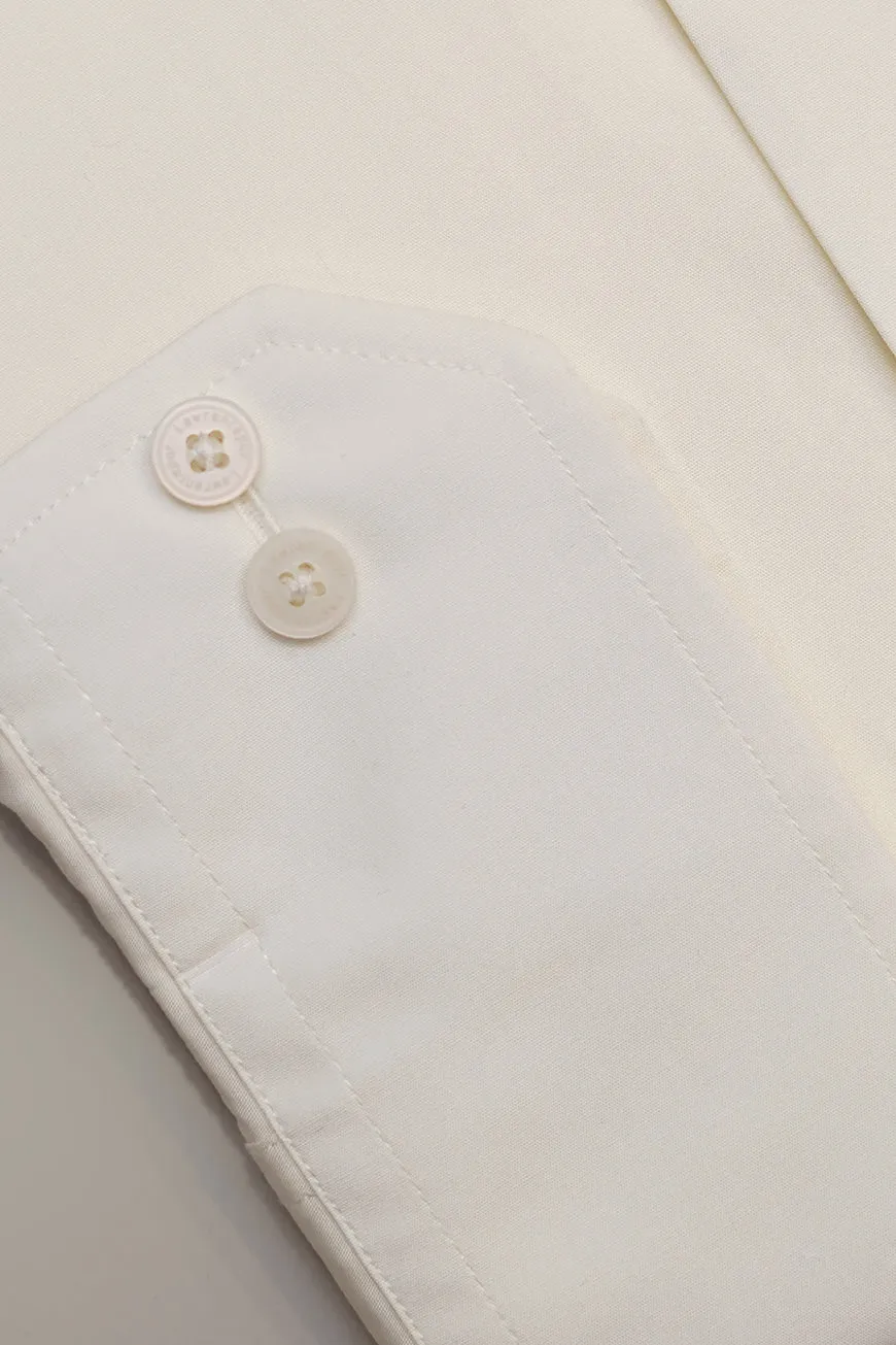 Formal Shirt - Alpha Cream Plain