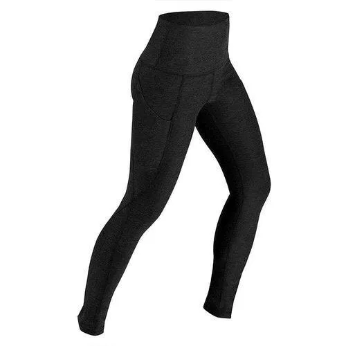 High Waist Elastic Yoga Pants With Pockets