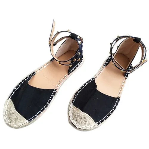 Hot Summer Women Fashion Round Flat Ankle