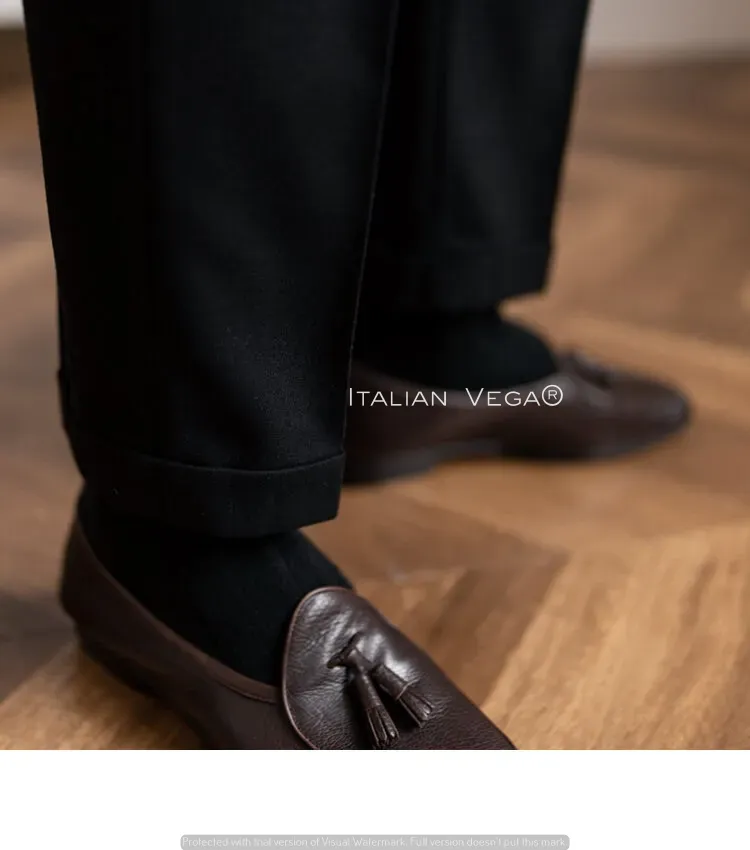 Italian Black Signature Formal Gurkha Pants by ITALIAN VEGA®