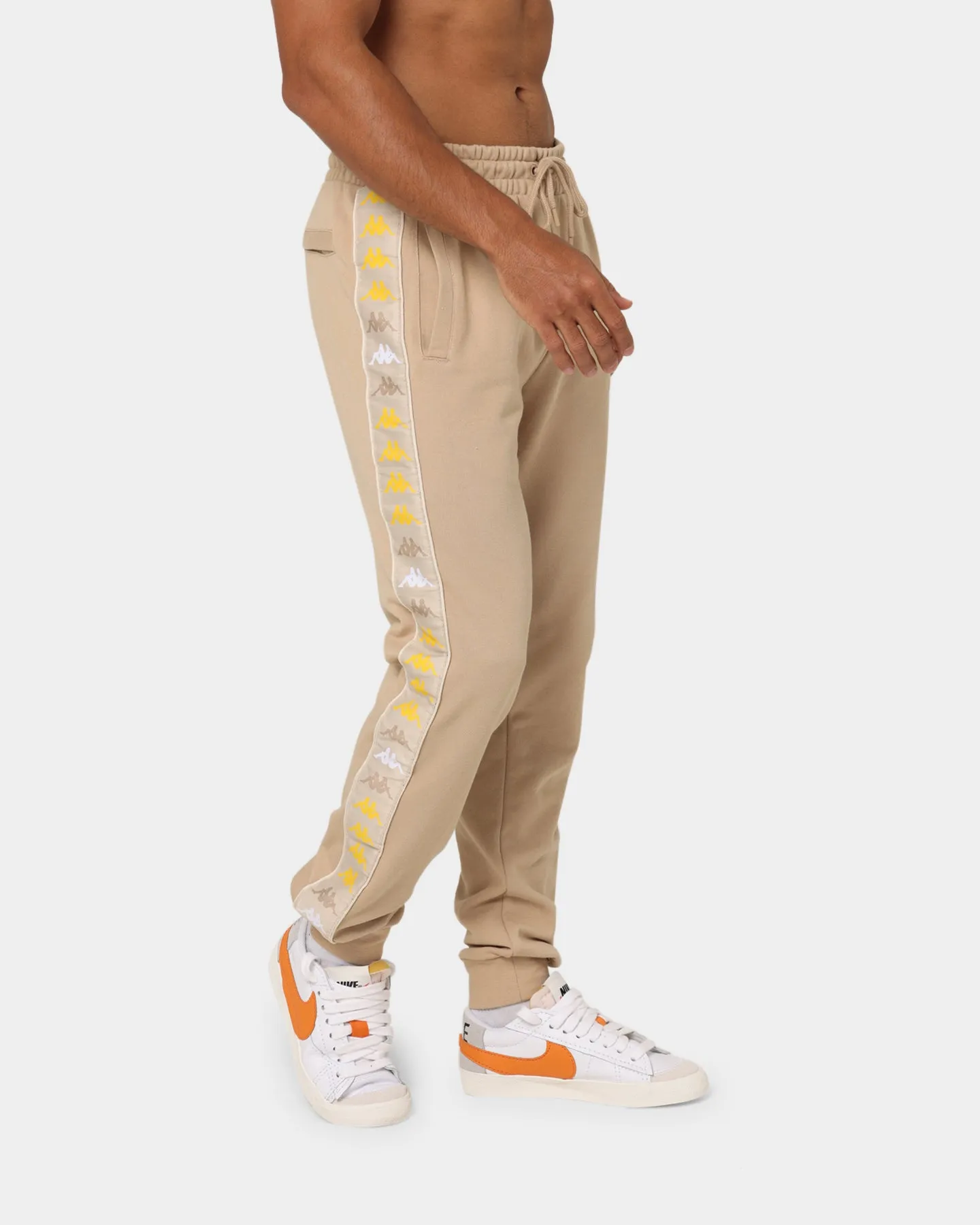 Kappa 222 Banda Alanz 3 Track Pants Beige Irish/Beige