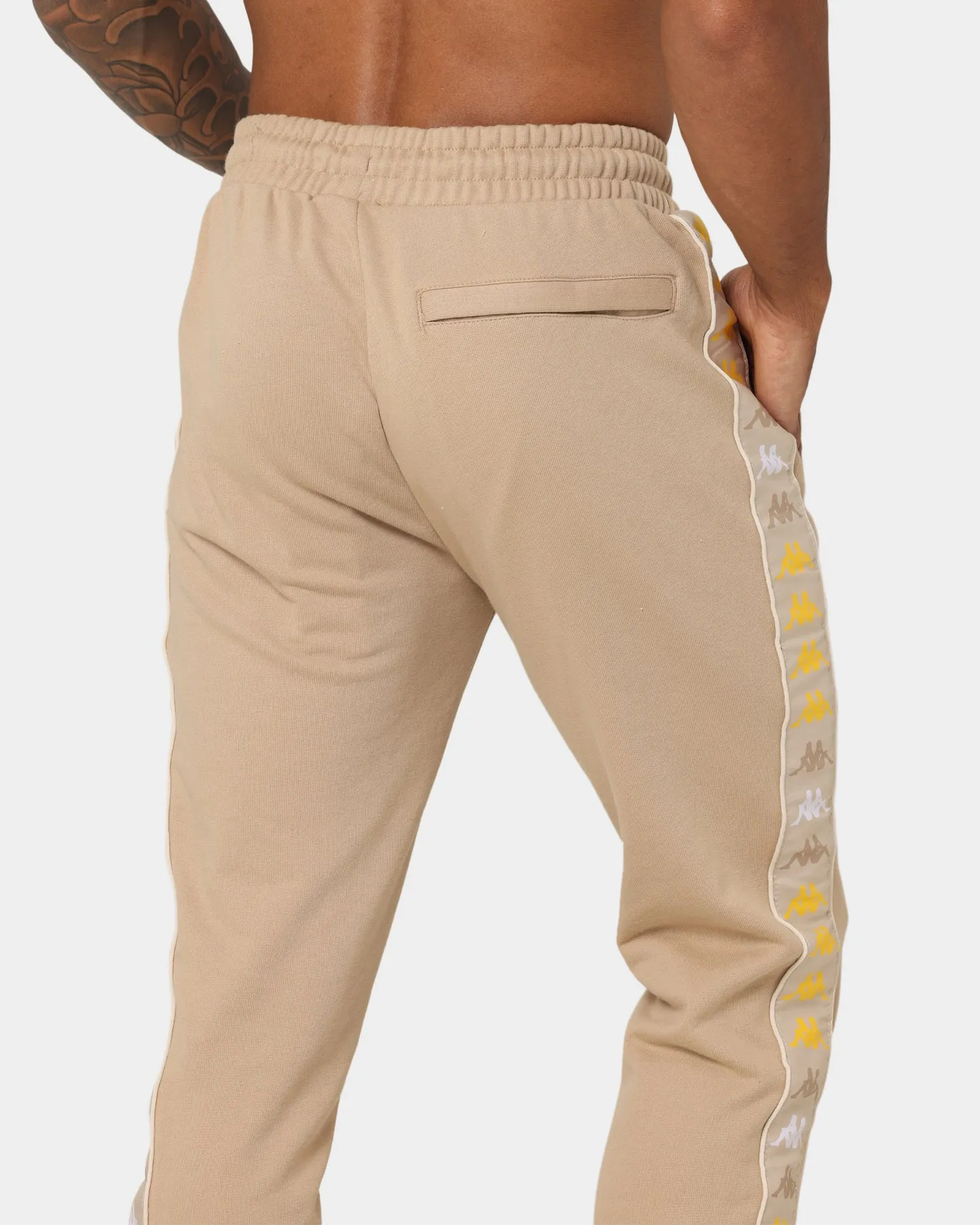 Kappa 222 Banda Alanz 3 Track Pants Beige Irish/Beige