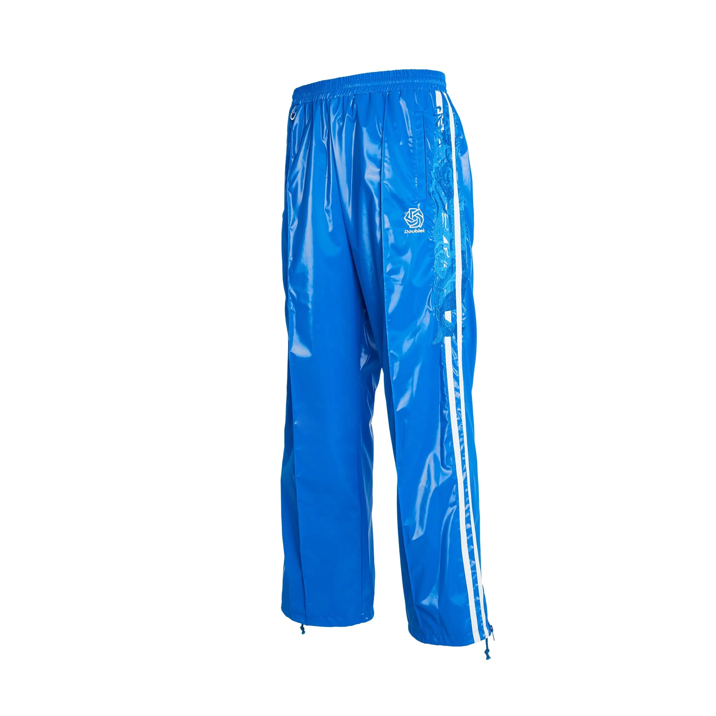 Laminate Track Pants in Blue