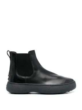 Leather Chelsea boots