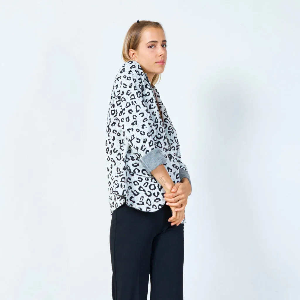 Leopard print blazer wholesale