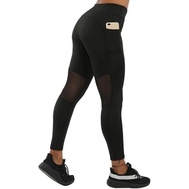 Lift Up Fitness Gym Leggings With Pocket