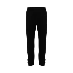 Logo Panel Trackpant in Black