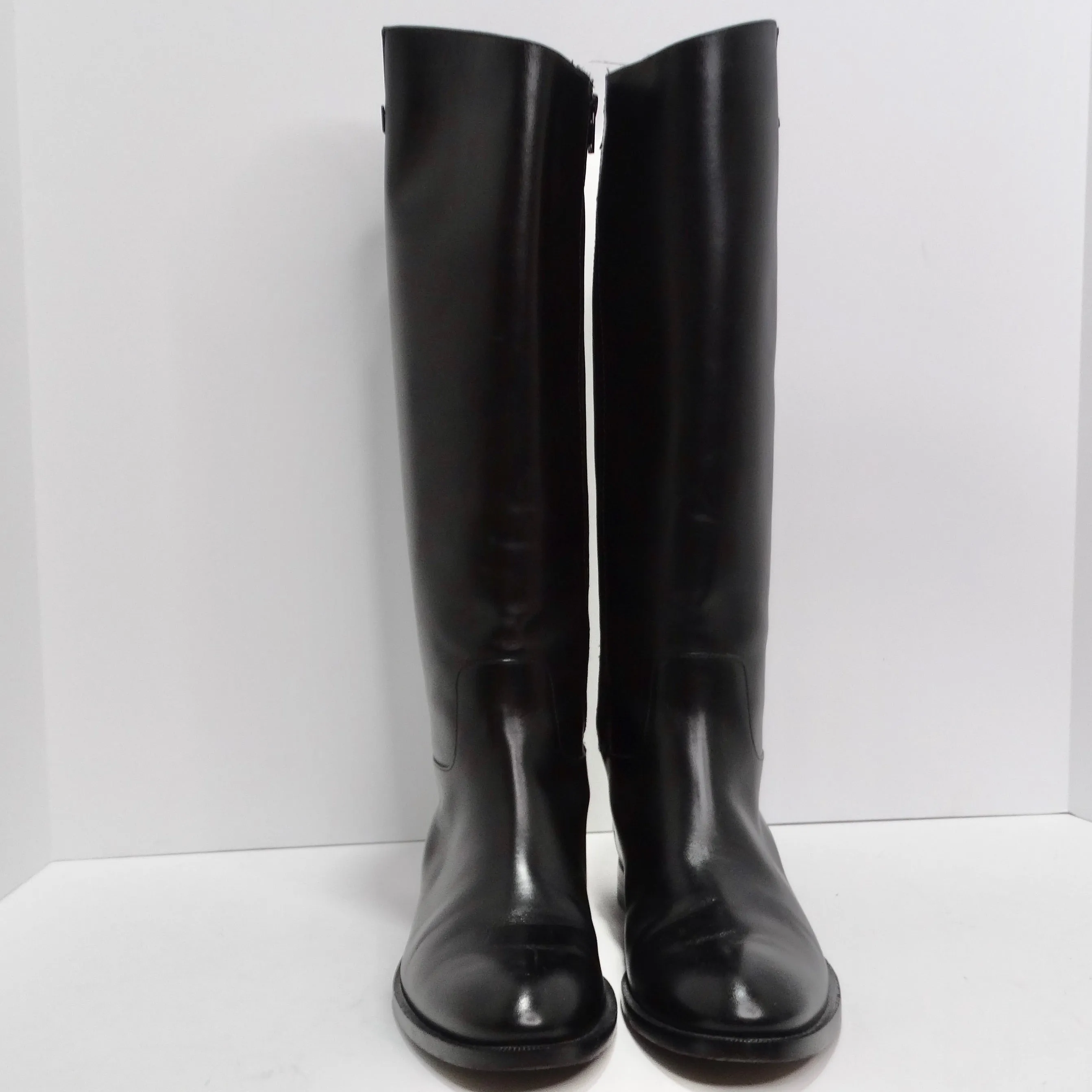 Louis Vuitton Heritage Black Leather Riding Boots