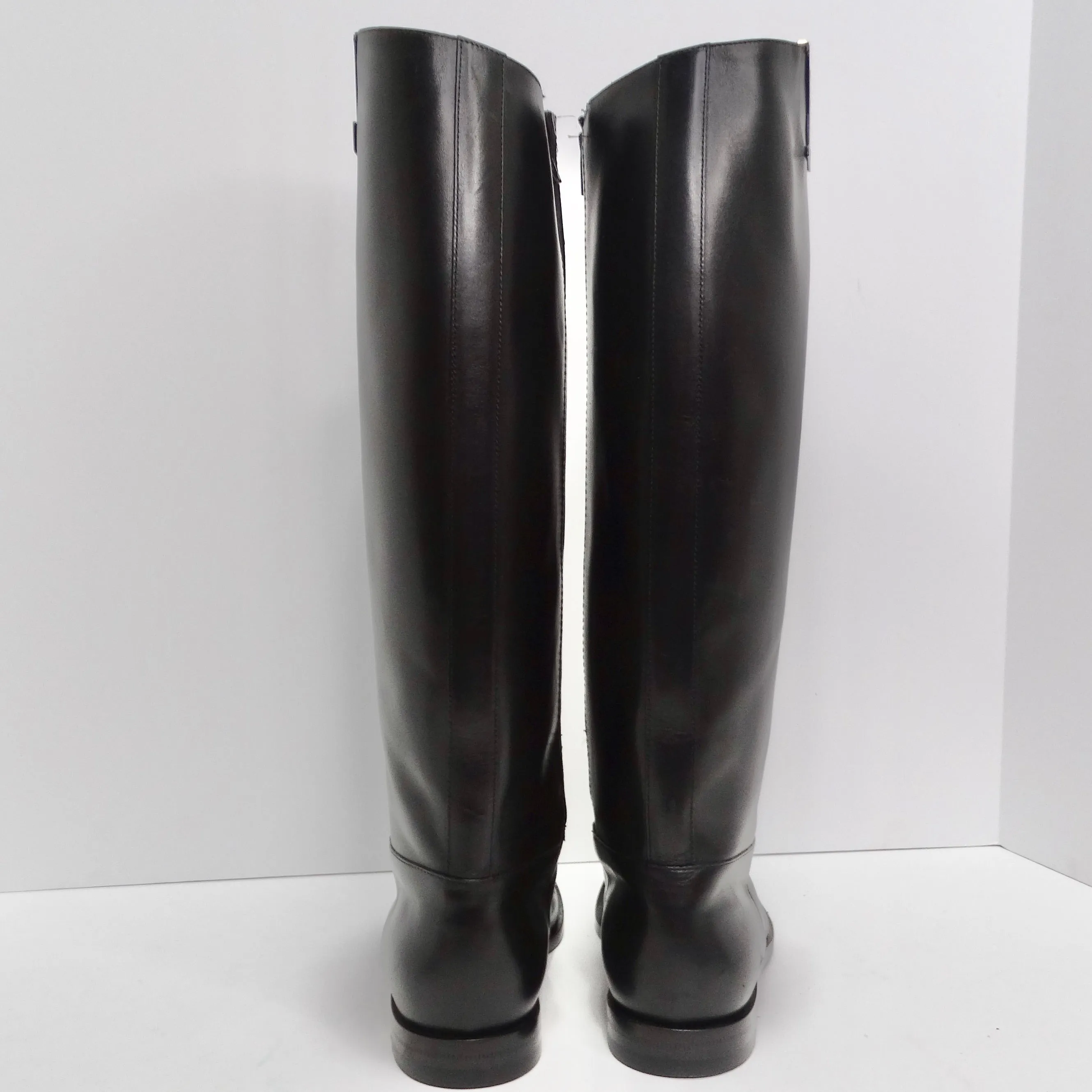 Louis Vuitton Heritage Black Leather Riding Boots