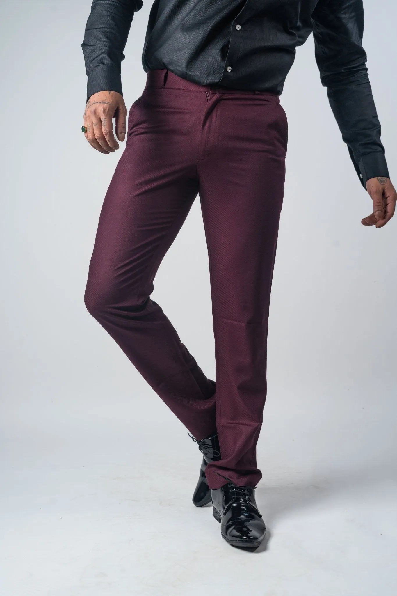 Maroon Color Formal Cotton Pant for Men