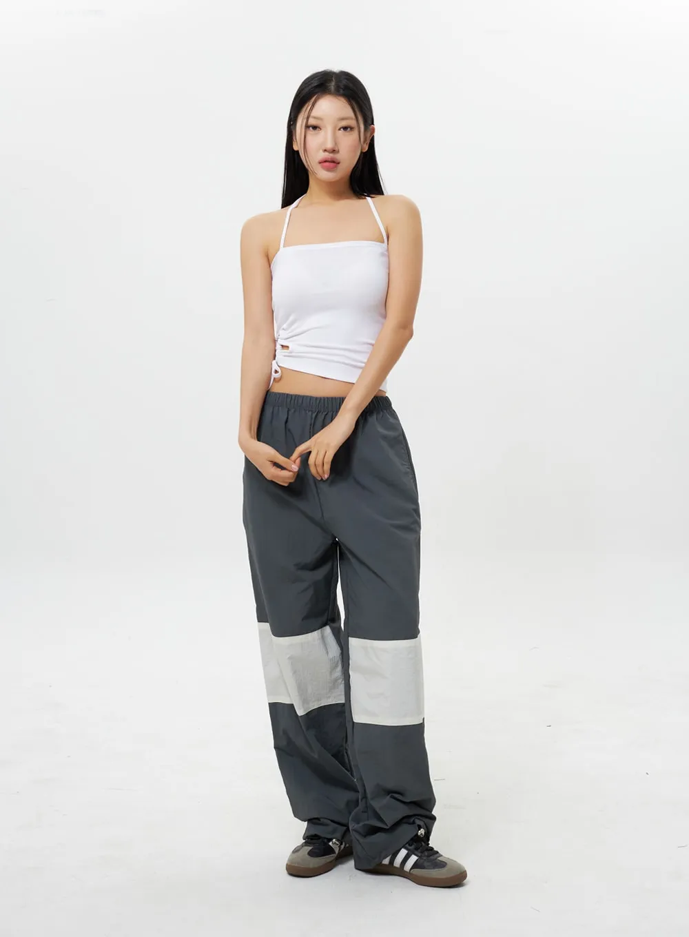 Nylon Track Pants IY311