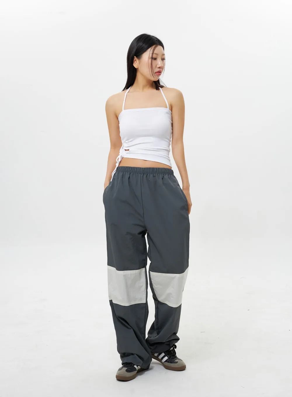 Nylon Track Pants IY311