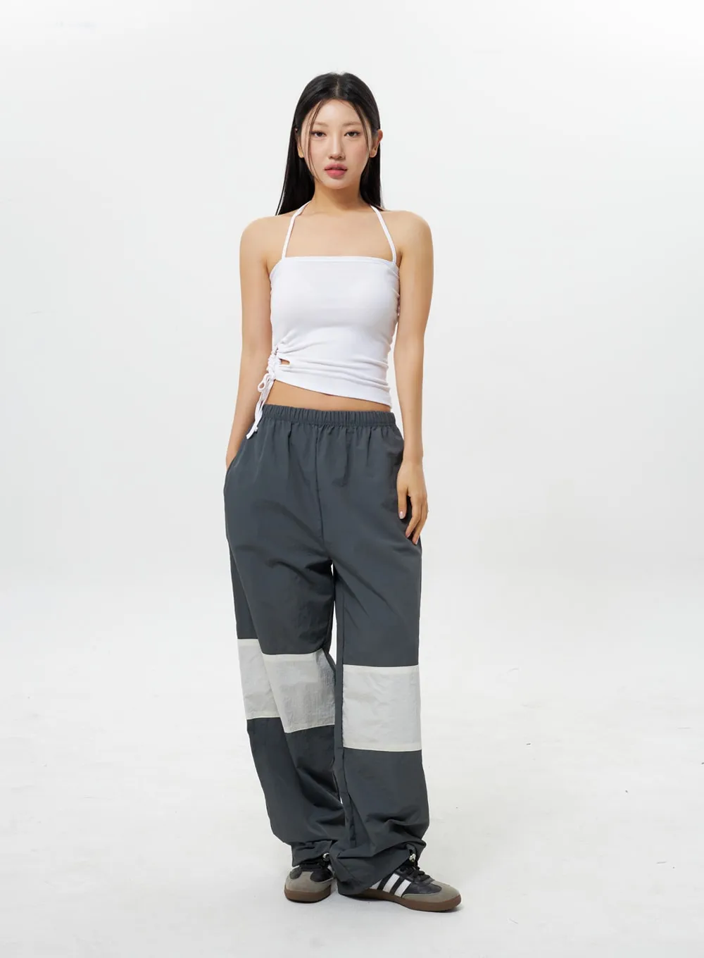 Nylon Track Pants IY311