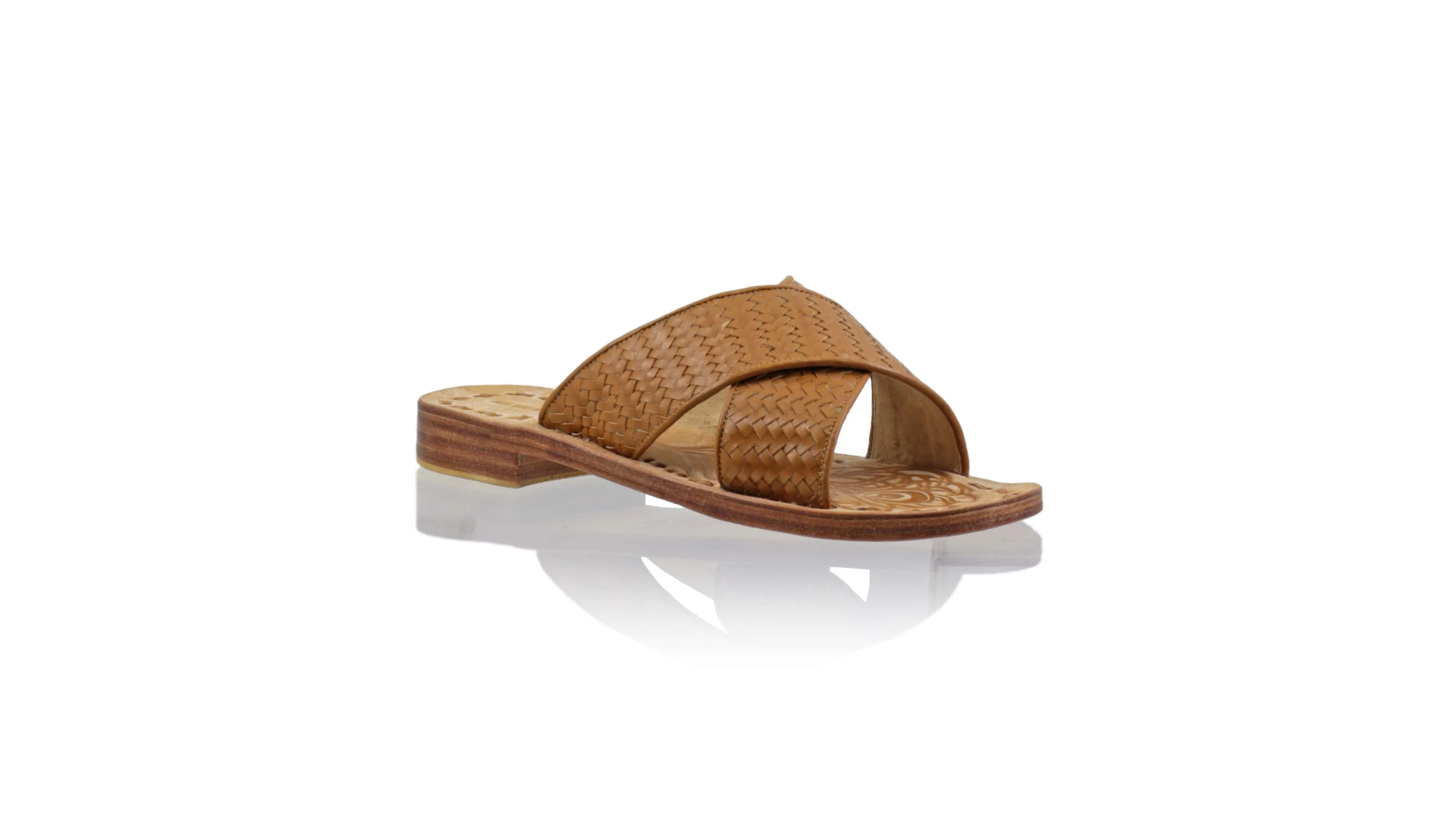 Petra No Strap 20mm Flat - Caramel