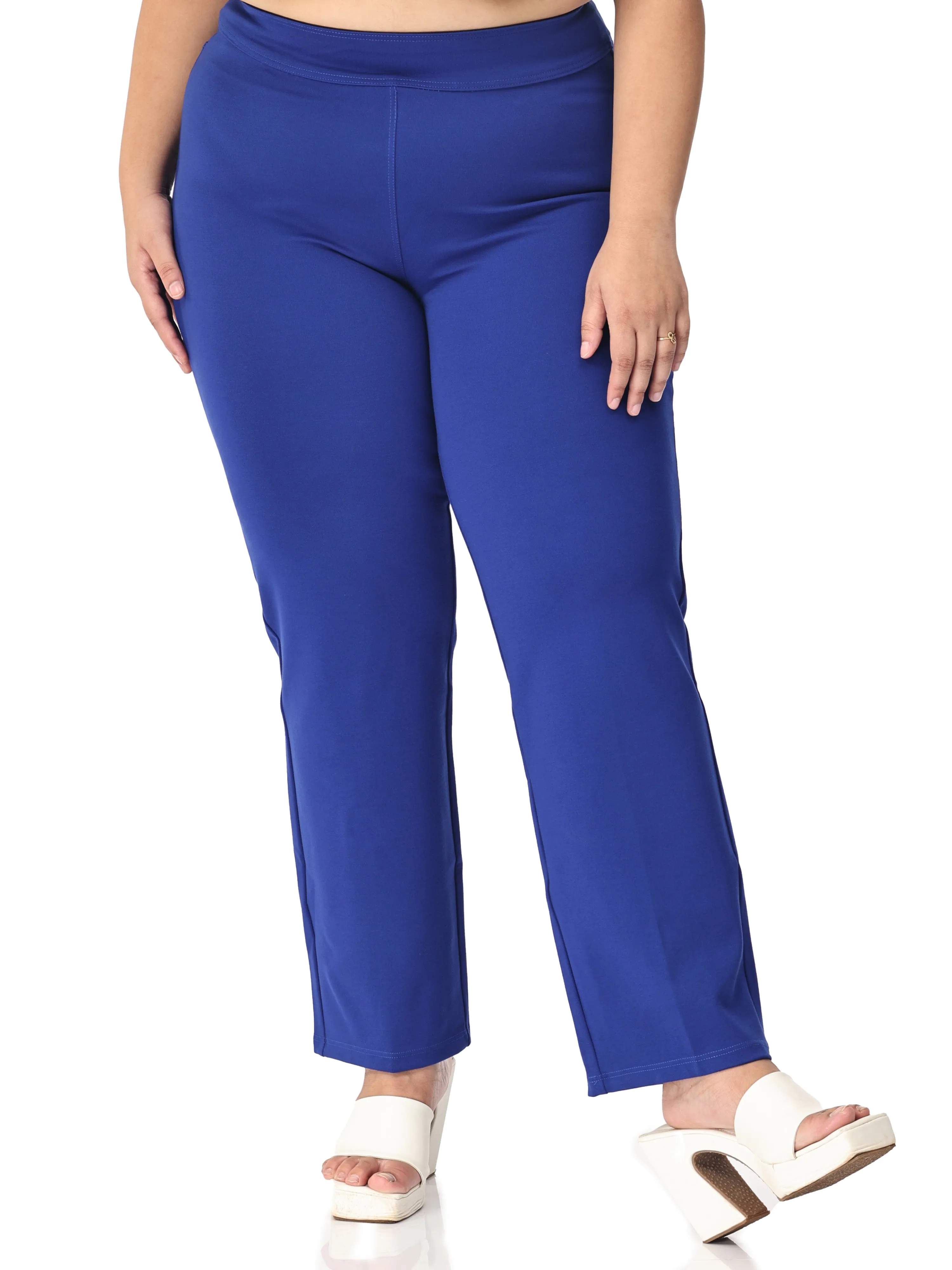 Plus size tummy tucker for women formal trouser