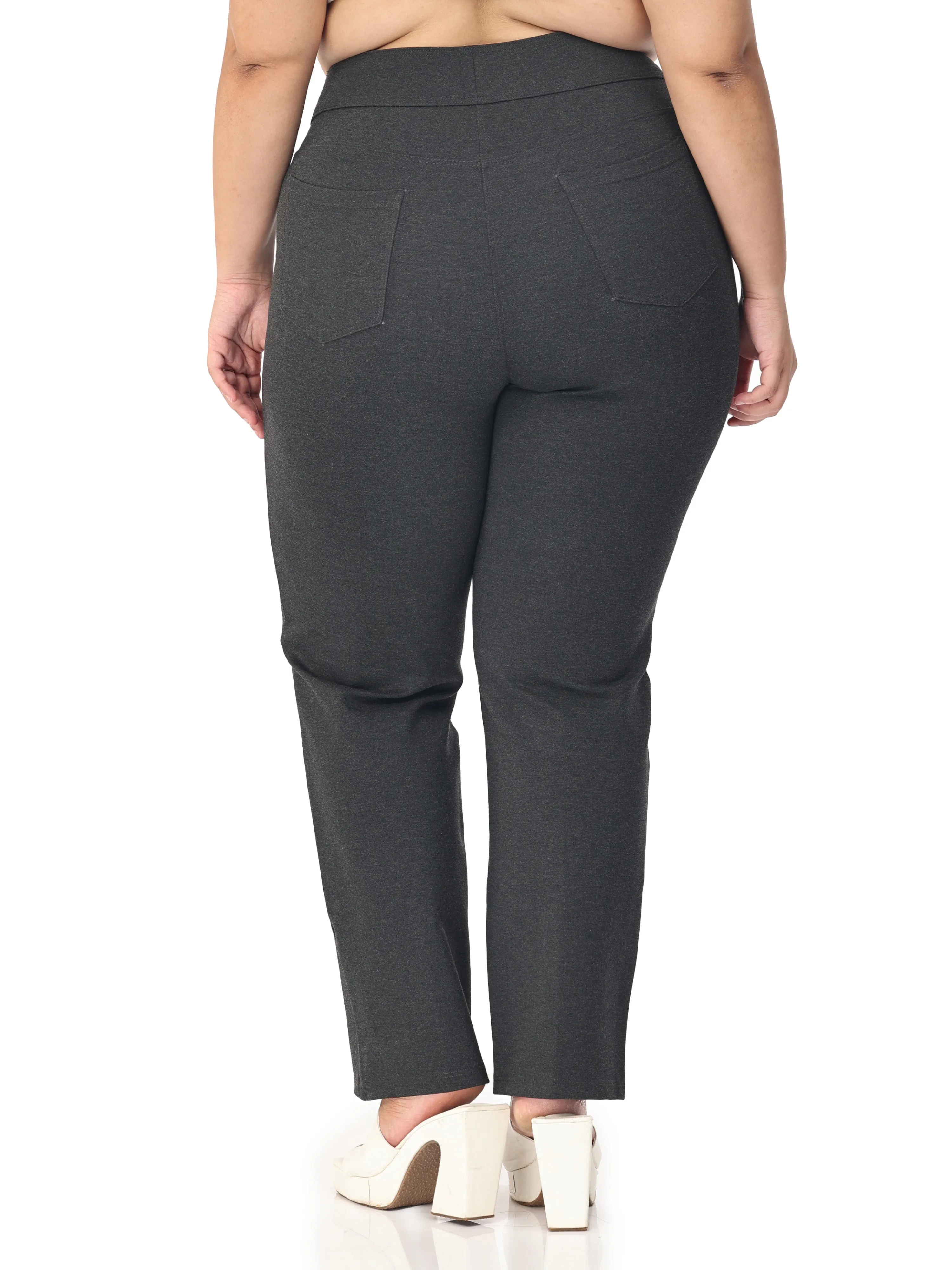 Plus size tummy tucker for women formal trouser