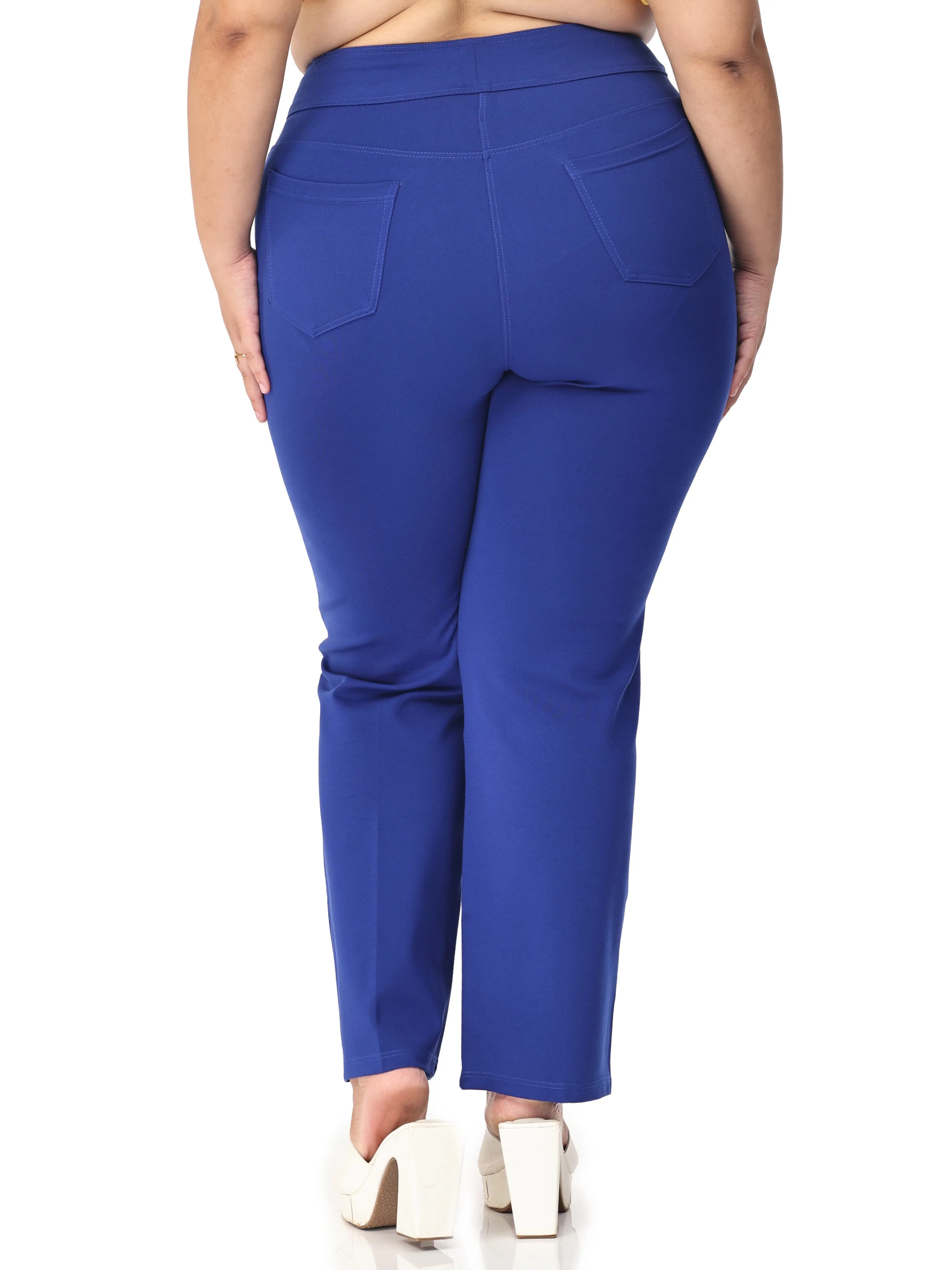 Plus size tummy tucker for women formal trouser