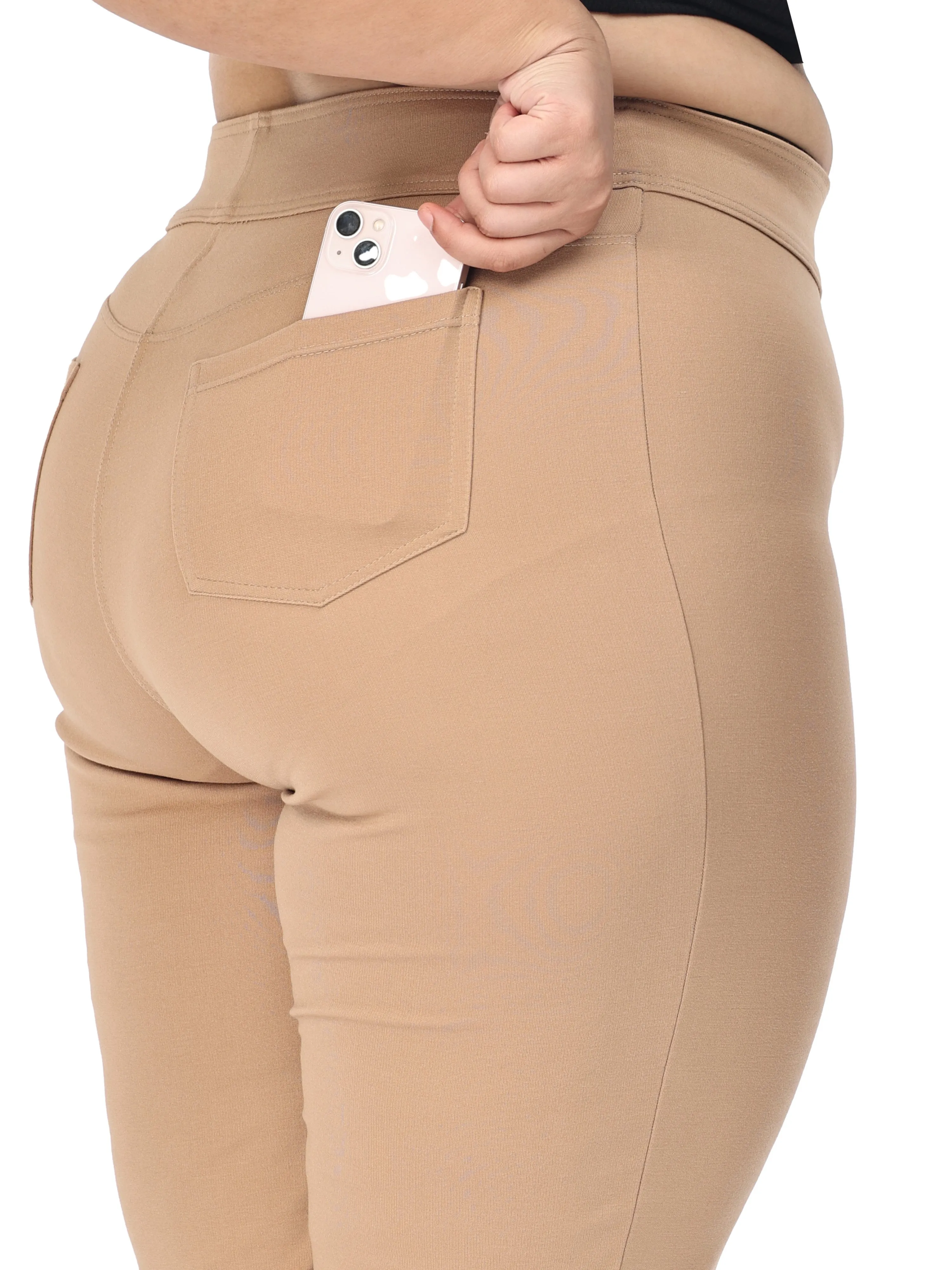 Plus size tummy tucker for women formal trouser