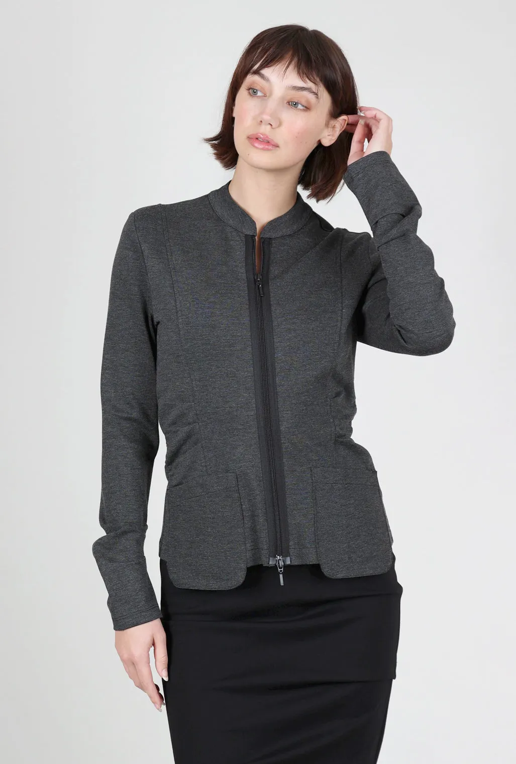 Ponte Rigby Jacket, Charcoal