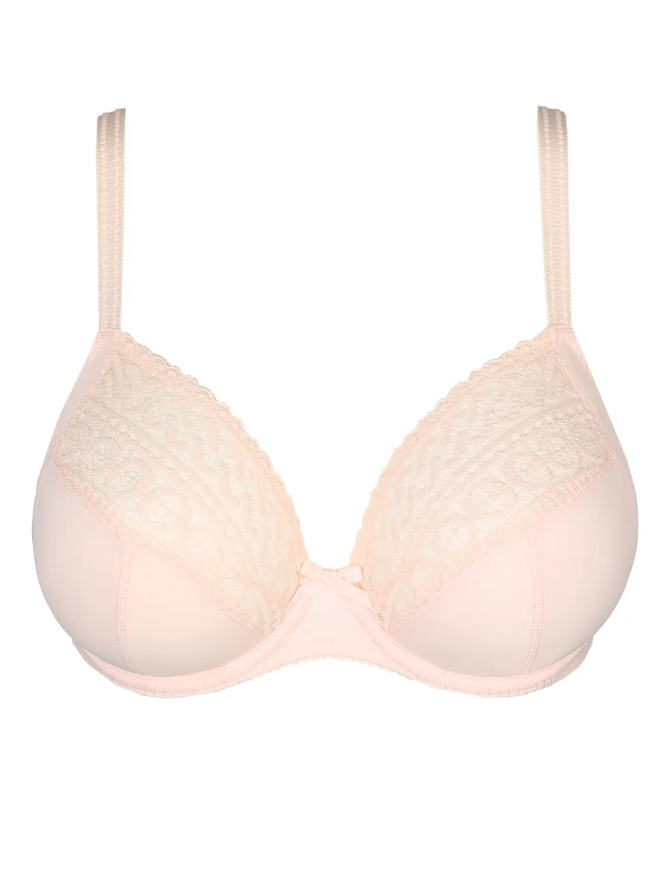 PrimaDonna Montara Plunge Cup Wire Bra, Crystal Pink | Crystal Pink Primadonna Montara bra | PrimaDonna Plunge Bra