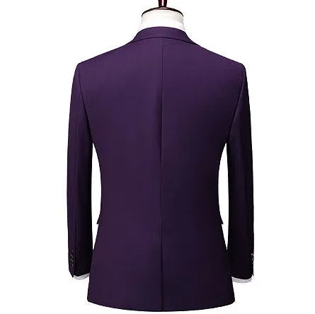 Purple Slimfit Suit