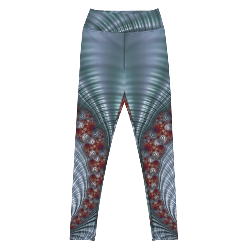 "Fractal Seashell" Collection - Designer Yoga Leggings