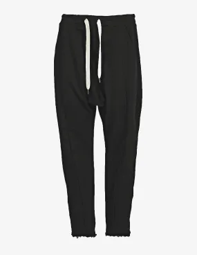 Raw-Edges Track Pants