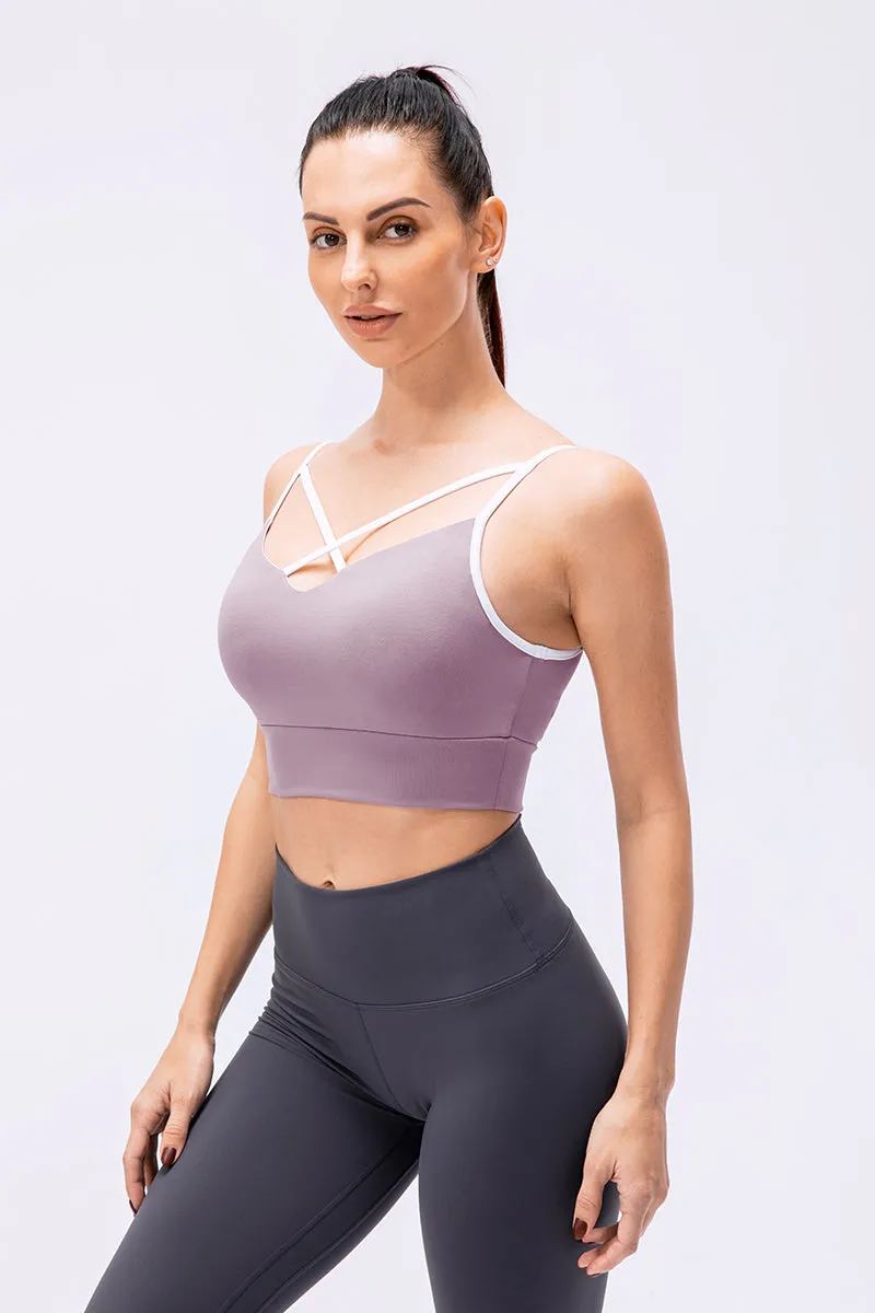 Spaghetti Strap Push-up Bra Light Support