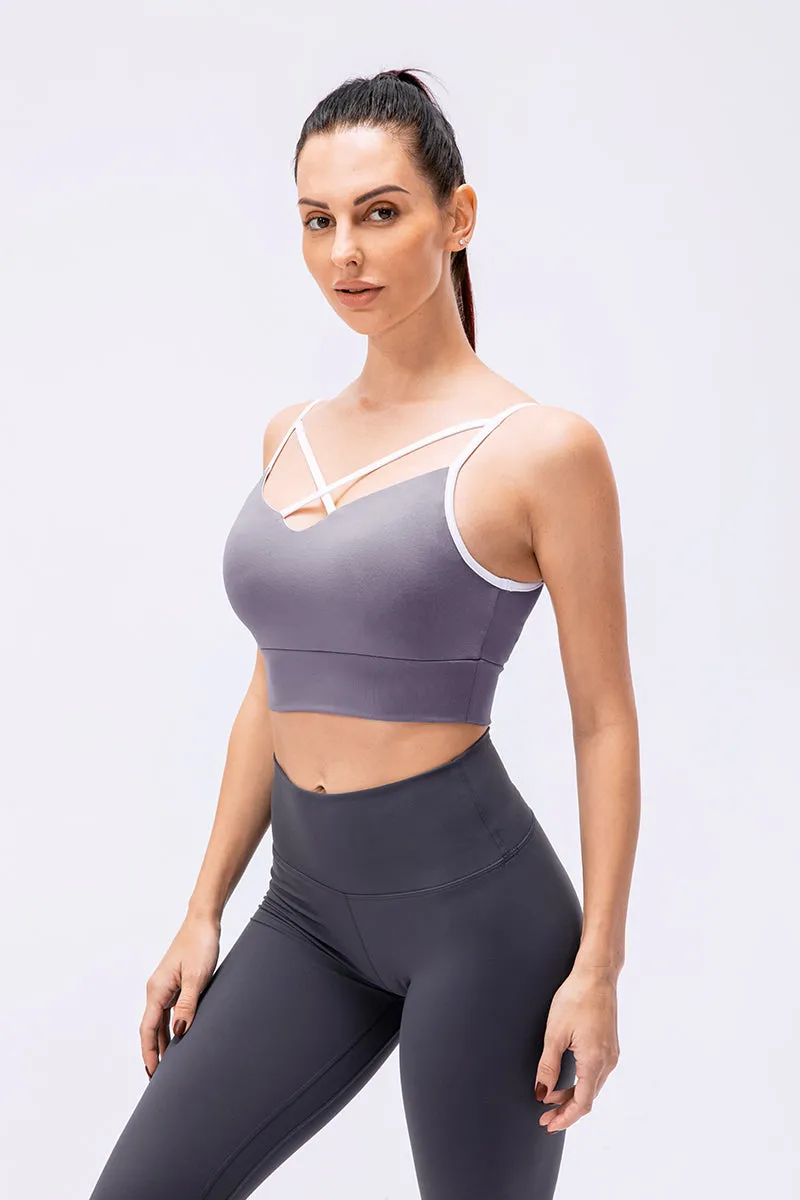 Spaghetti Strap Push-up Bra Light Support