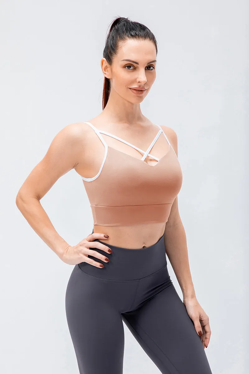 Spaghetti Strap Push-up Bra Light Support