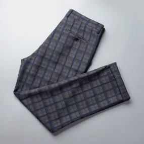 Stylish Plaid Suit Pants