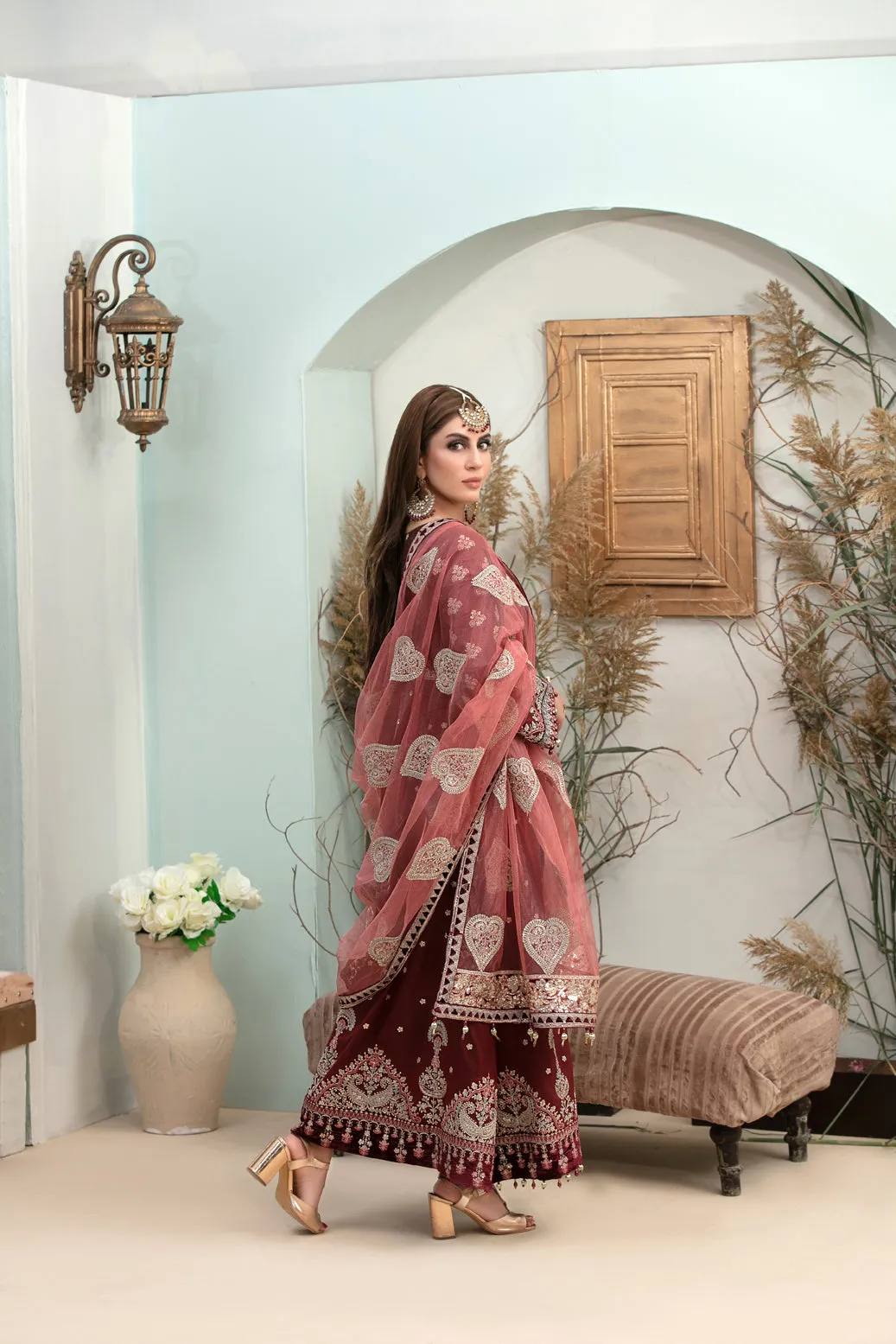 Tiara by Tawakkal Semi Stitched 3 Piece Chiffon Collection'2022-TTC-6980