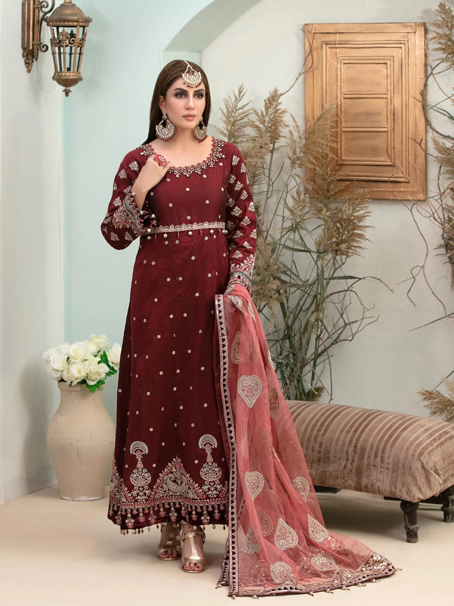 Tiara by Tawakkal Semi Stitched 3 Piece Chiffon Collection'2022-TTC-6980