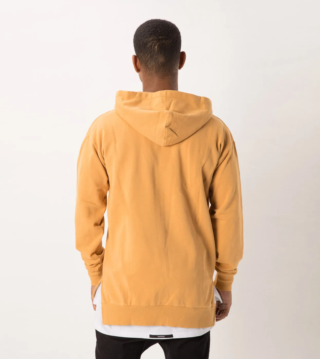 TM Rugger Hood Sweat Saffron