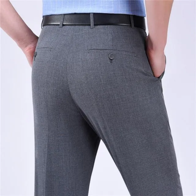 West Louis™ Business Thin Elegant Silk Trousers