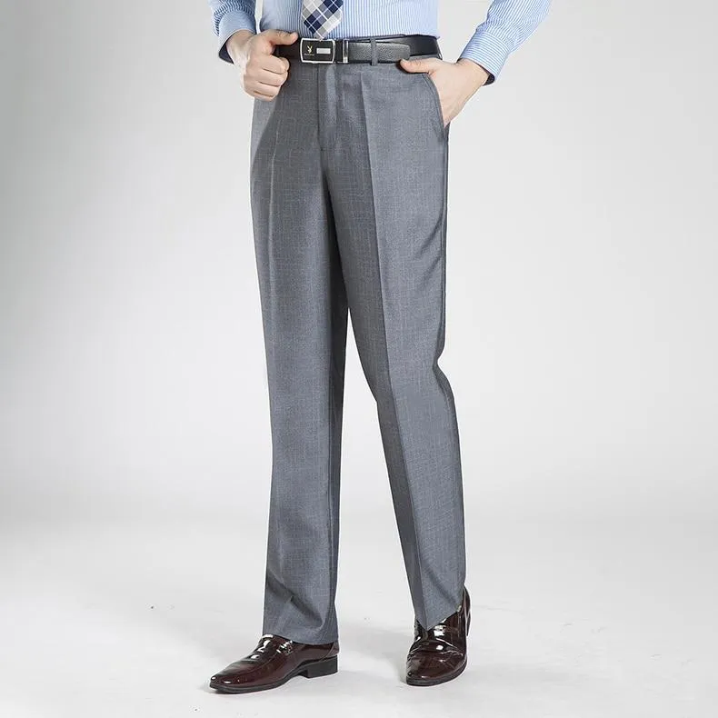 West Louis™ Business Thin Elegant Silk Trousers